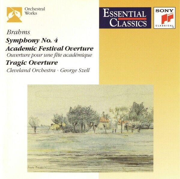 Brahms: Sinfonia N. 4, Overture Accademica / George Szell, Cleveland Orchestra -