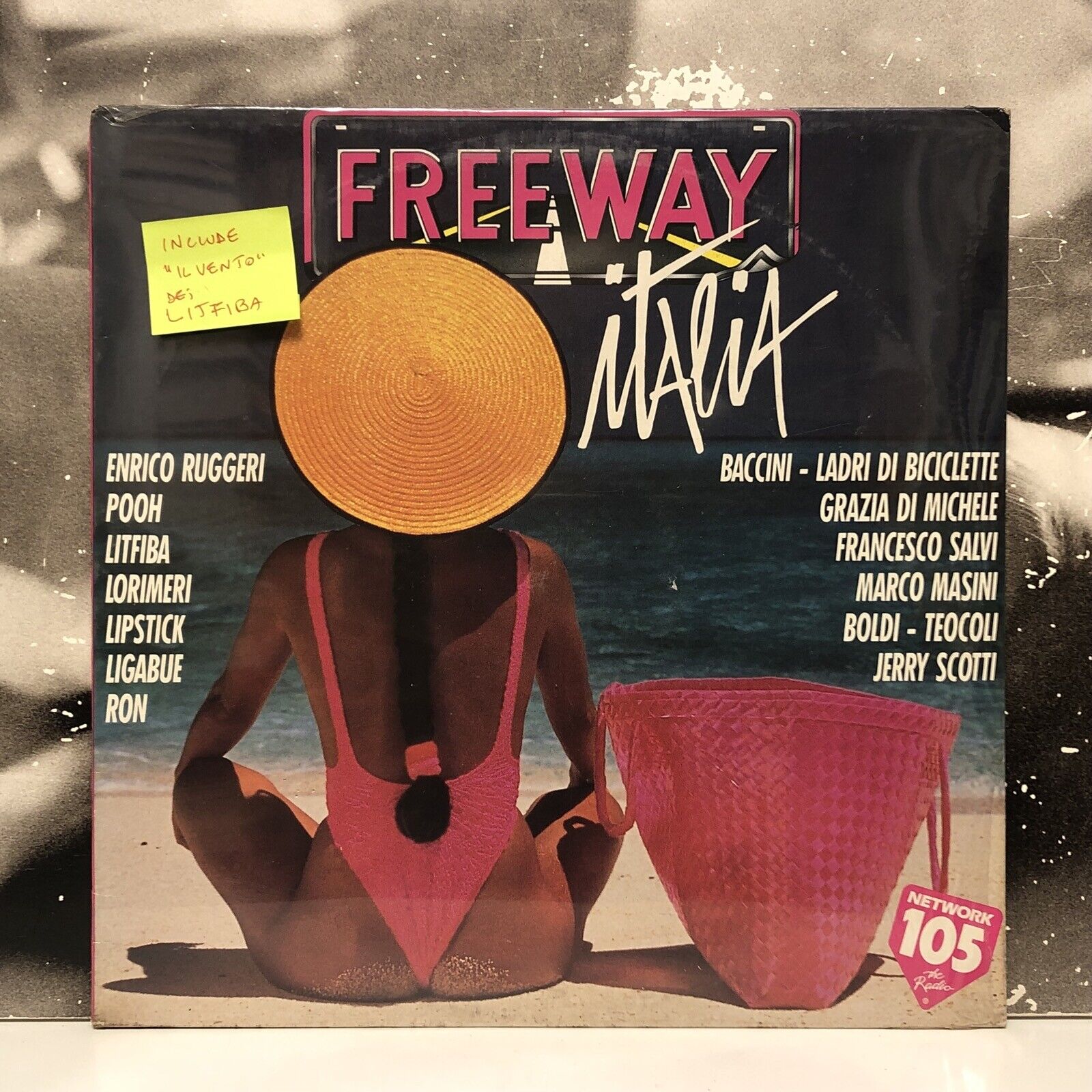 FREEWAY ITALIA LP SEALED CONTIENE IL VENTO DEI LITFIBA 1990 CGD 9031 72061-1