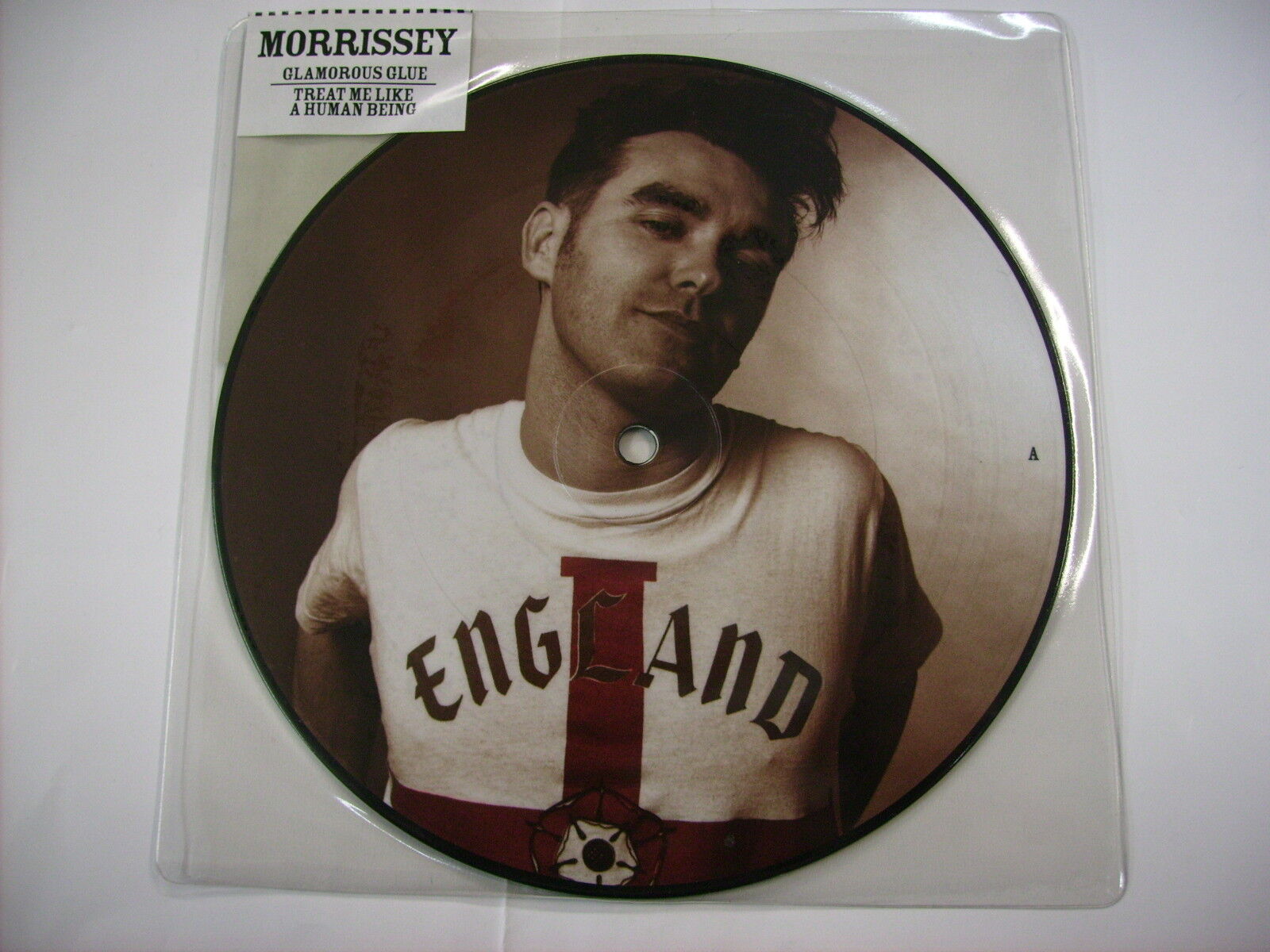 MORRISSEY - GLAMOROUS GLUE - 7" PICTURE DISC VINYL NEW UNPLAYED 2011
