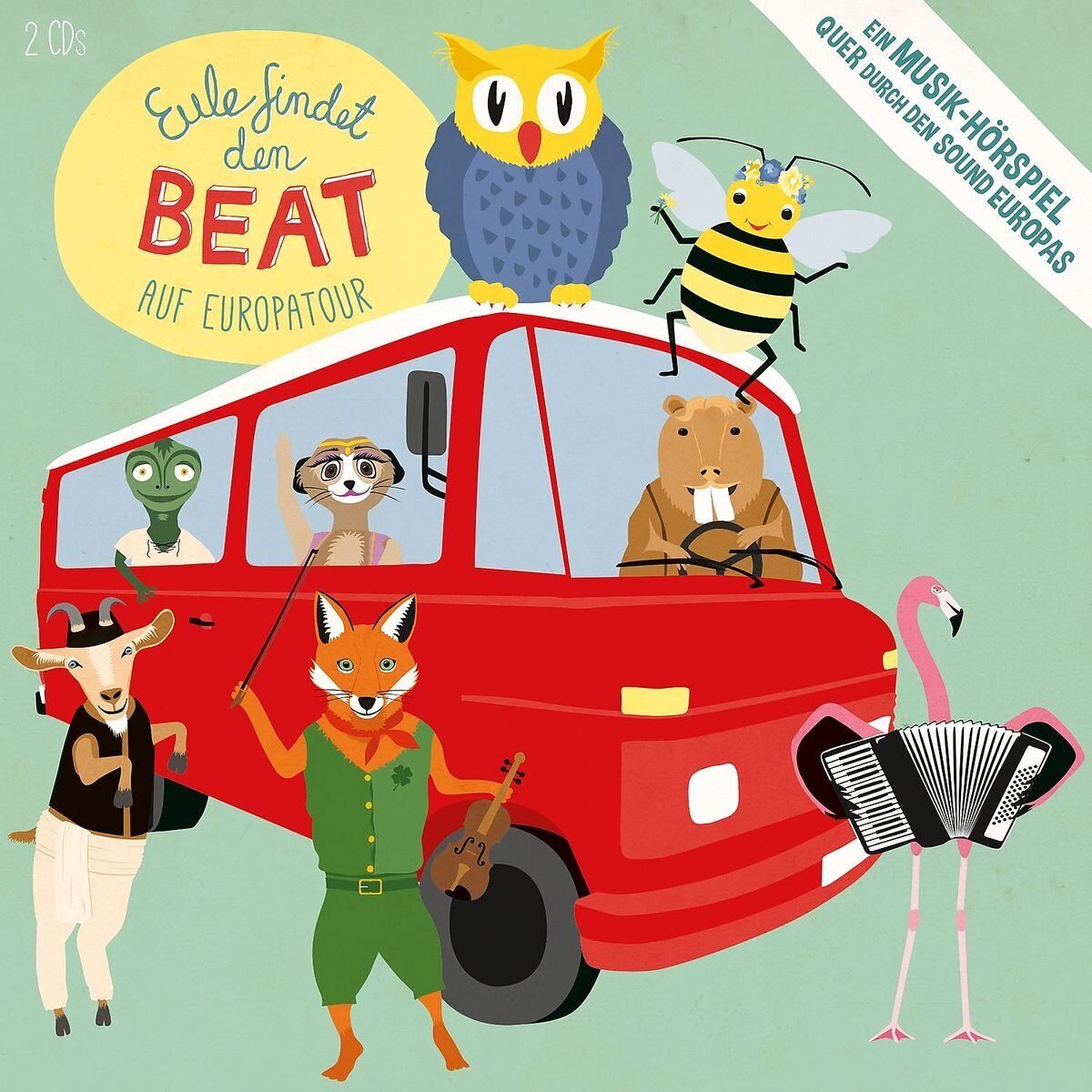 Eule Eule findet den Beat 2 - Auf Europatour (CD)