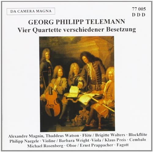 Magnin/Naegele/Lupu/Preis/+ Georg Philipp Telemann: 4 Quartets (CD)