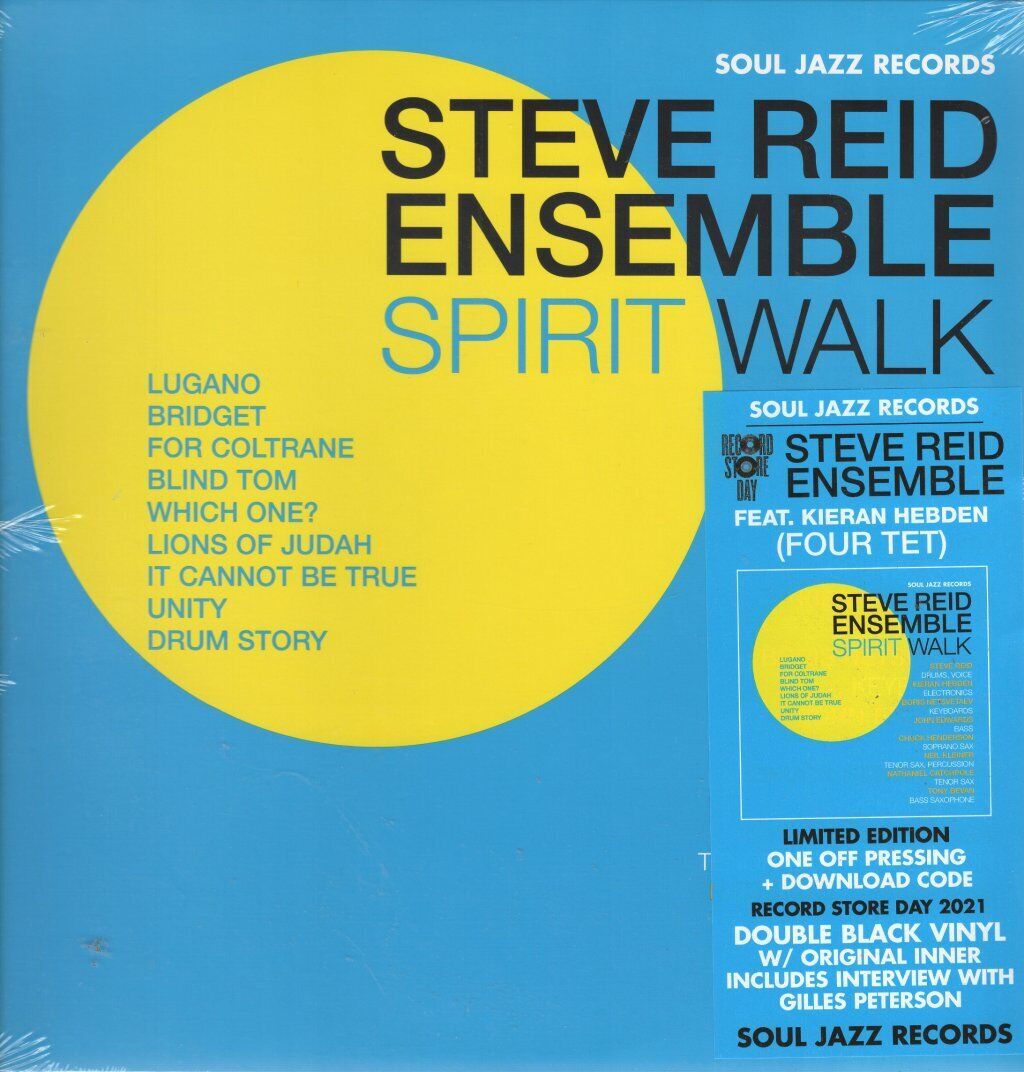 Steve Reid Ensemble Spirit Walk Double LP Vinile Europa Soul Jazz 2021 Limitato