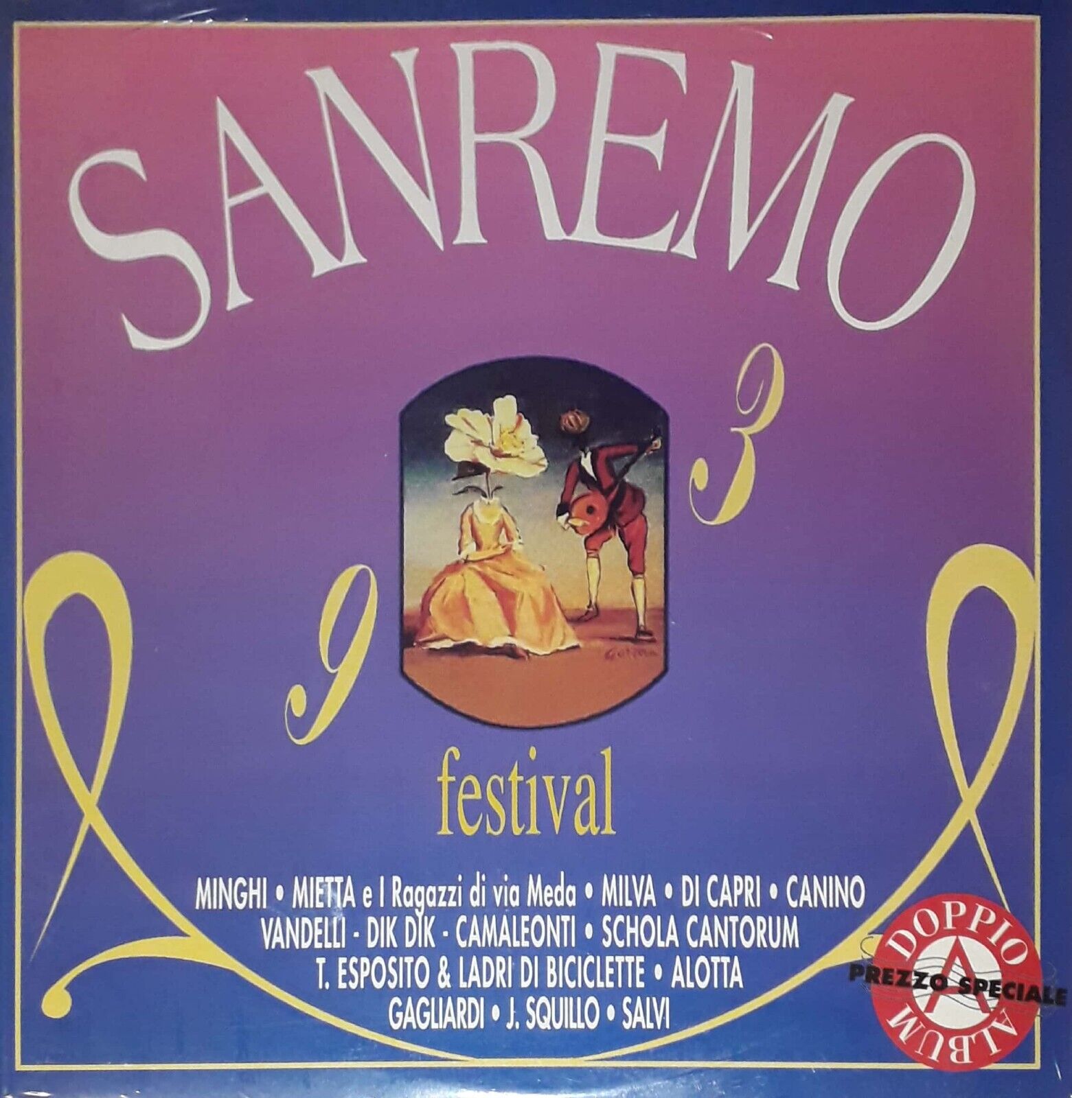 Sanremo Festival 93 (2 LP) Vinile Nuovo Sigillato 1993 Minghi Mietta Milva Nek