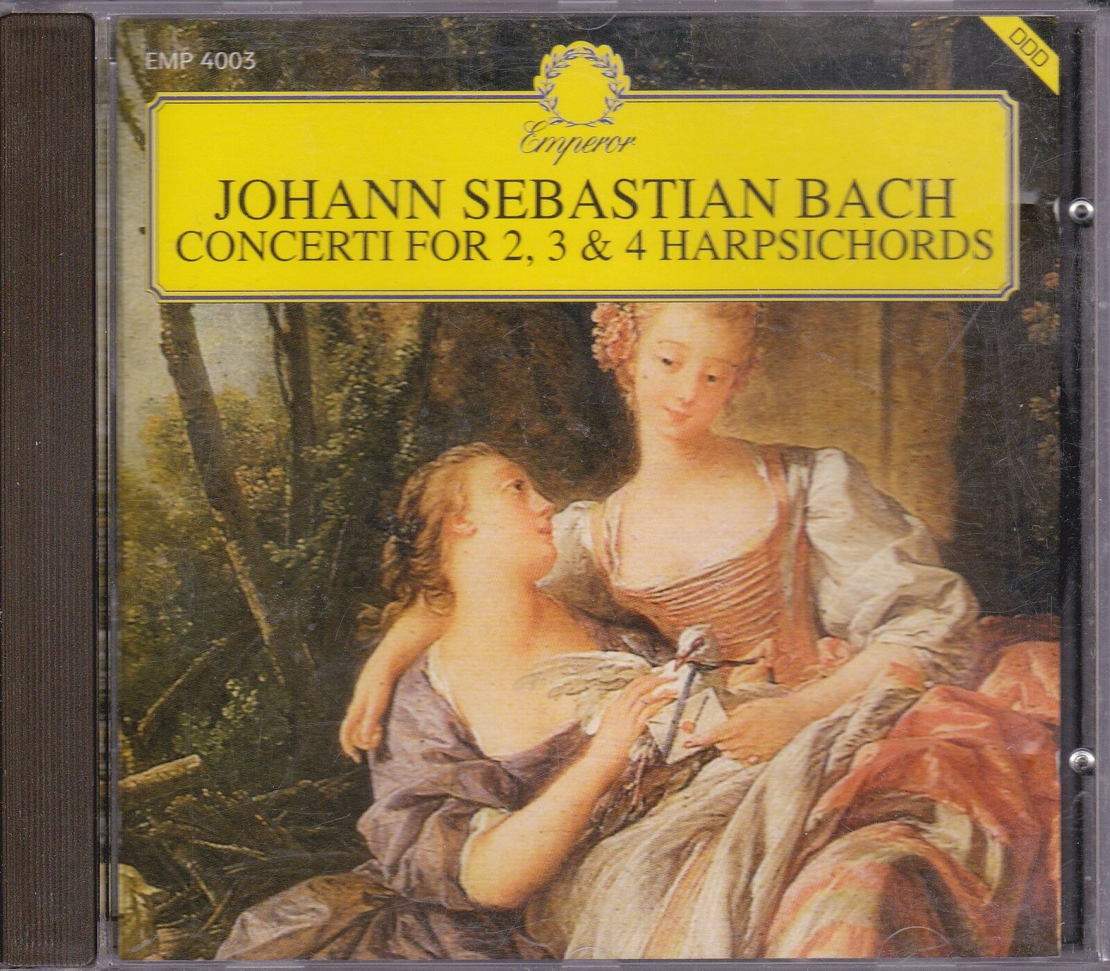 Johann Sebastian Bach Concerto 2 3 & 4 Harpsichord (CD)