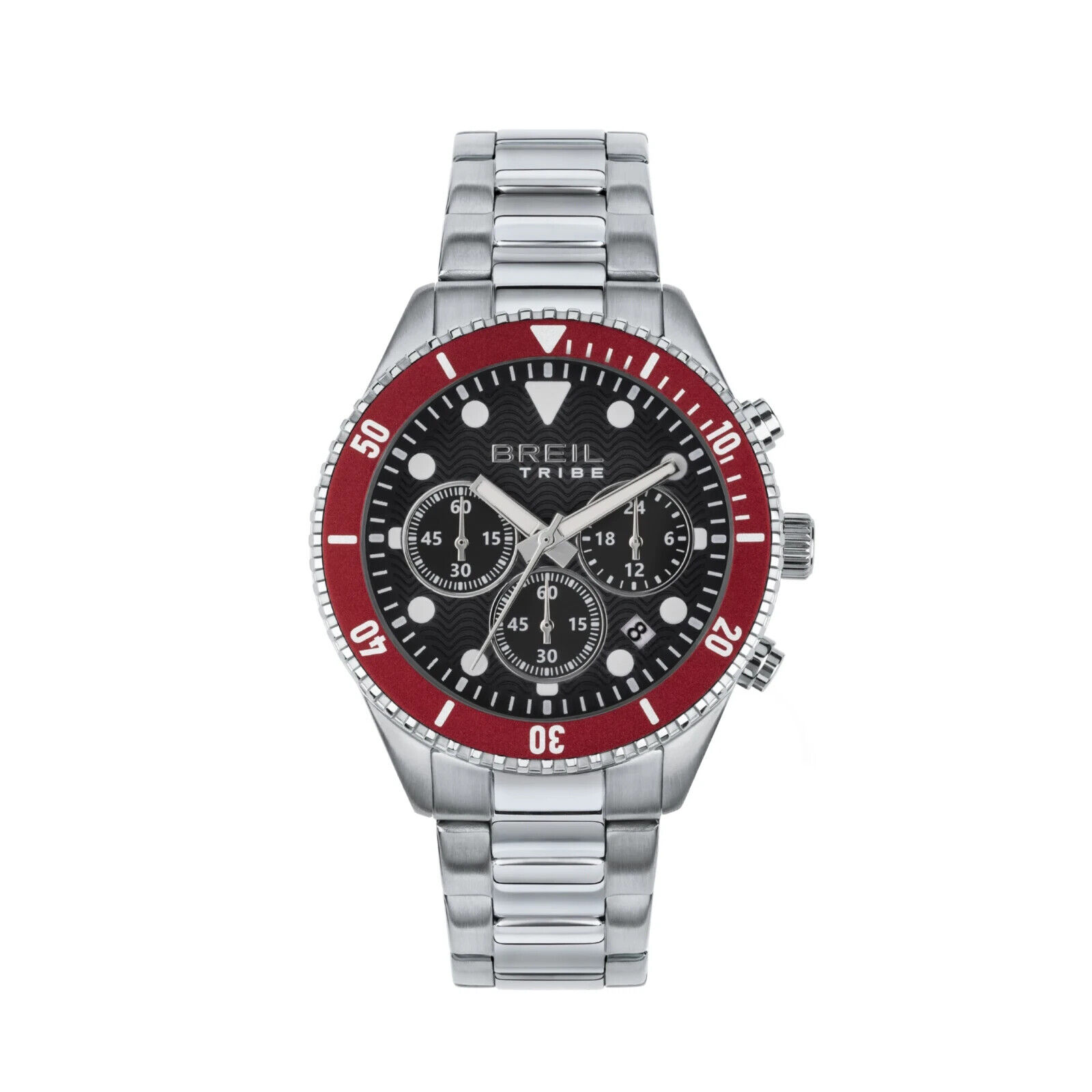 OROLOGIO BREIL UOMO OVERHAND CHRONO GENT 41 MM BLACK RED EW0714