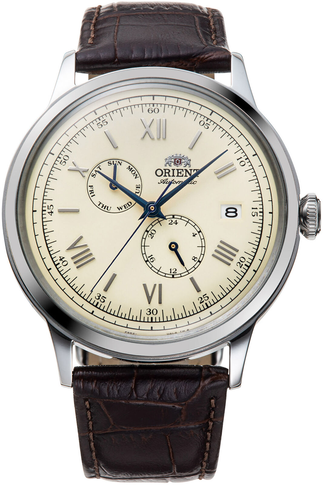 Orologio ORIENT RA-AK0702Y da Uomo Beige in Acciaio