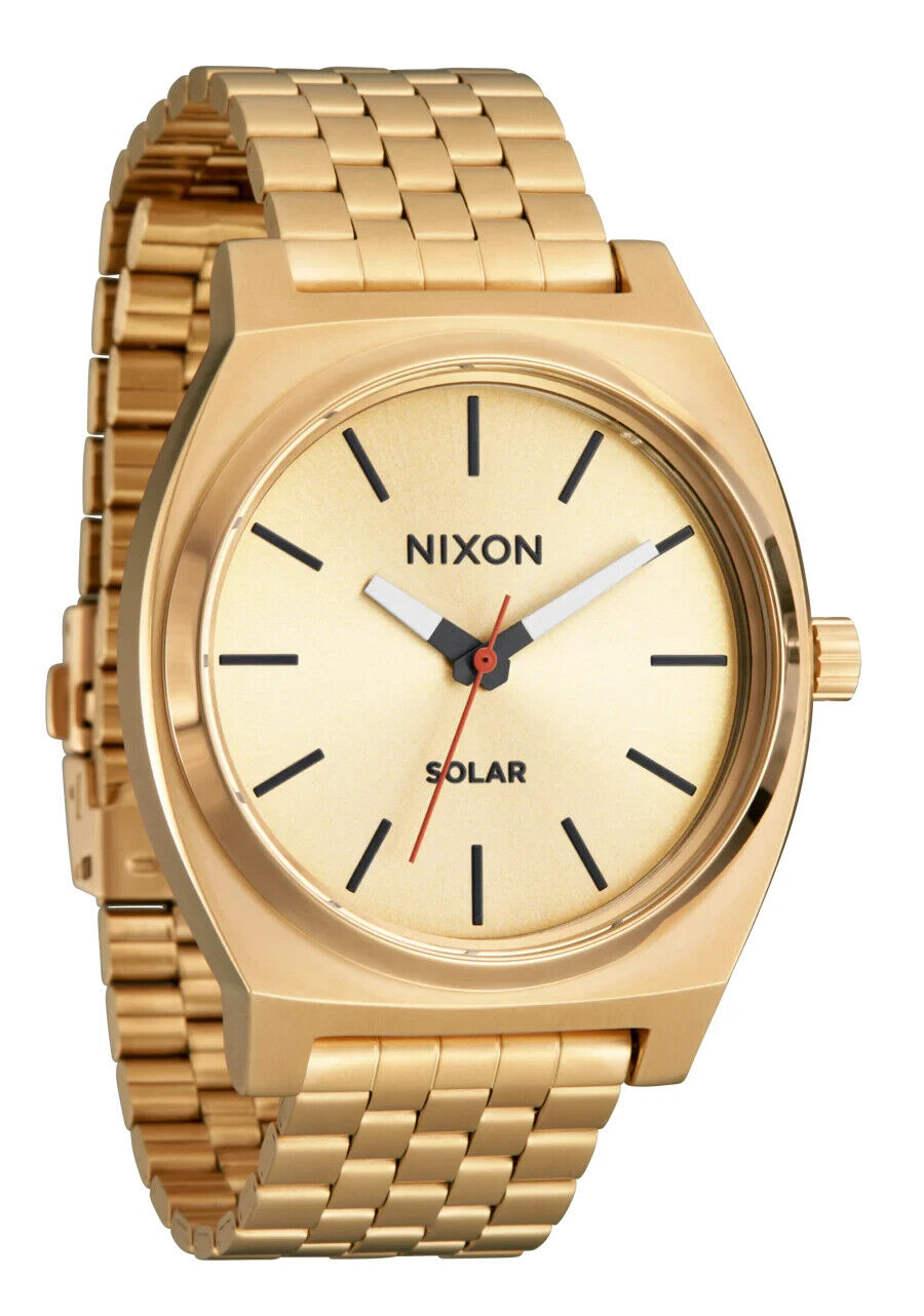 Nixon Orologio Time Teller Solar all gold /black