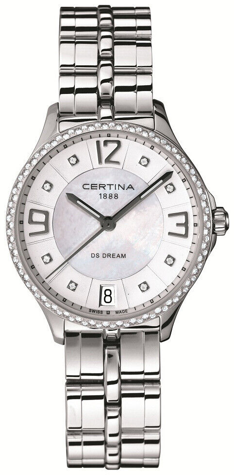 Certina DS Dream Diamonds C021.210.61.116.00 Orologio Donna Al quarzo