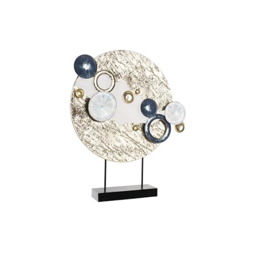 Decoracion Metal 52X8,3X61 Solar Dorado