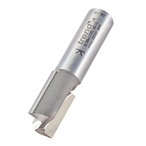 Trend 426 X 12Tc Two Flute 15.9 Mm Dia X 25 Mm Cut Per Scanalature Legno – Argento