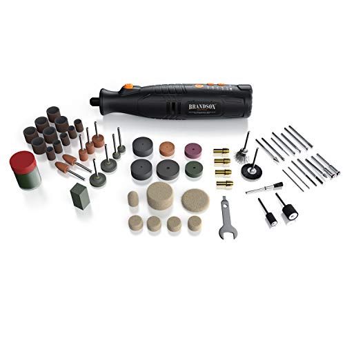 Brandson 722304024722 - Set Di 110 Attrezzi Multifunzione A Batteria, 8 V, Colore: Nero