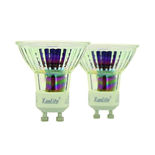 Xanlite Set Of 2 Smd Led Spot Bulbs, Gu10 Base, 345 Lumens, 35W Equivalent, 2700 K, Warm White