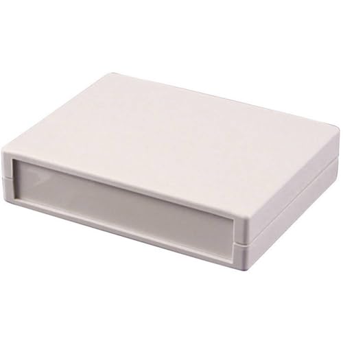 Hammond Electronics Rm2055S - Alloggiamento Universale 190 X 140 X 30 Abs, Grigio Chiaro (Ral 7035), 1 Pezzo