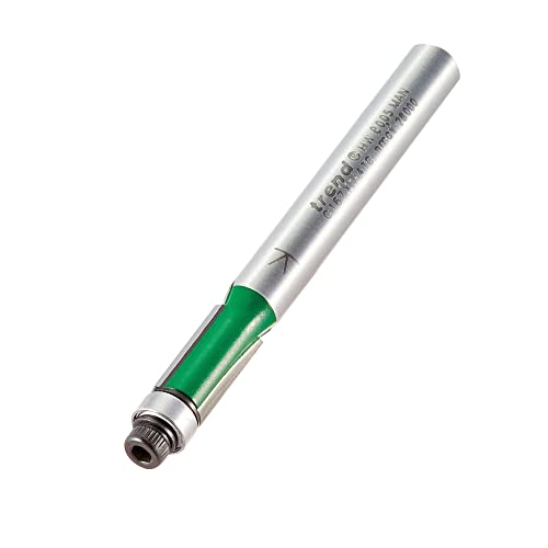 Trend Craftpro C167X1/4Tc - Fresa Per Fresa Guidata, Gambo Da 1/4", Diametro Di Taglio 6,35 Mm E Lunghezza Di Taglio 12,7 Mm, Punta In Carburo Di Tung