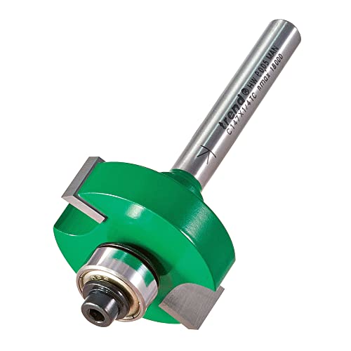Trend Craftpro C147X1/4Tc - Fresa Per Fresa Per Scanalature, Gambo 1/4", Profondità Di Taglio 12,7 Mm, Profondità Scanalatura 9,5 Mm, Punta In Carburo