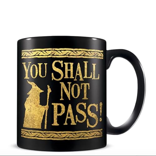 Pyramid International Tazza In Ceramica – Signori Degli Anelli – You Shall Not Pass– 315 Ml – Idea Regalo Compleanno – Licenza Ufficiale