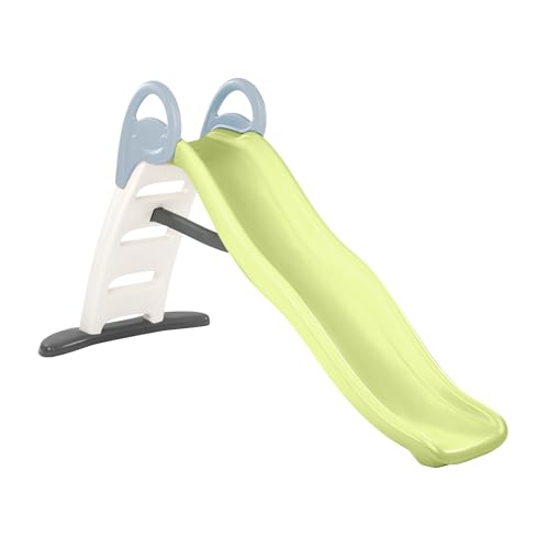 Smoby Life - Scivolo Funny, Grande Scivolo Con Attacco Dell'Acqua, Lunghezza 2 Metri, Per Bambini Dai 2 Anni In Su, 84% Plastica Riciclata, 7600820405