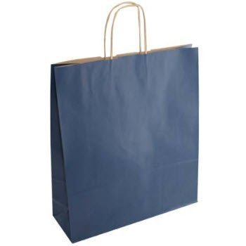 Cf25Shopper 44X14X50 Sealing Blu - Shopper In Carta