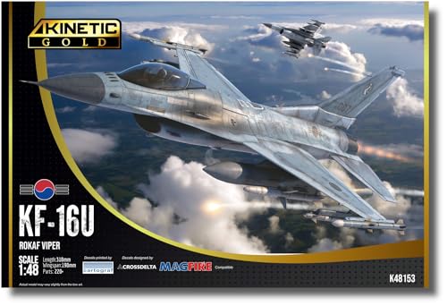 Kinetic Model Kits - Modello Aereo Kf-16U Rokaf Viper |Kinetic|48153| 1:48