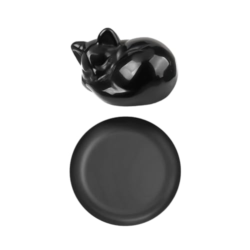 Zbhdeyg 1 Pezzo Di Gioielli Per Gatti, 1 Vassoio Portagioie In Acciaio Inox, Decorazione Per Gatti, Per Interni, Accessori Per Gatti Per Donne, Regali