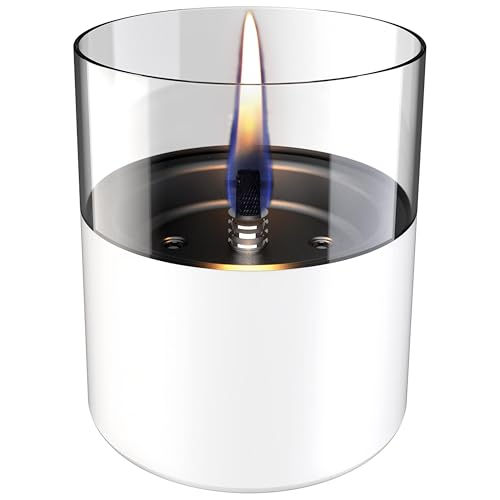 Tenderflame - Candela Da Tavolo Ricaricabile Lilly 10 - Bianca