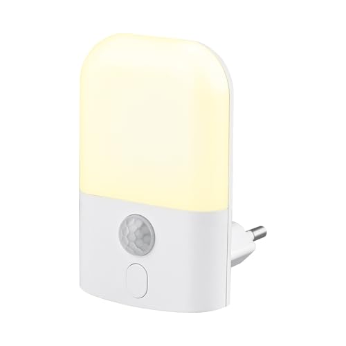 Grifema Gd103-1 Luce Notturna Per Bambini 5 Livelli Di Luminosità Regolabili, Luce Notturna Con Sensore Di Movimento Per Cameretta, Bagno, Corridoio,