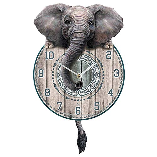 Nemesis Now B3506J7 Trunkin' Tickin' Clock 25Cm Grigio, Mdf