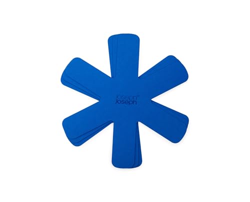 Joseph Joseph Space Set Di Protezioni Per Pentole In Feltro Da 3 Pezzi, Divisori Per Pentole Antigraffio, Protezioni Per Pentole Impilabili - Blu Nott
