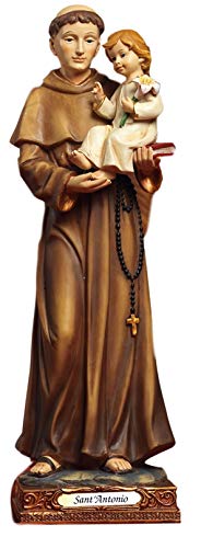 Paben Statua S. Antonio 14,5 Cm In Resina