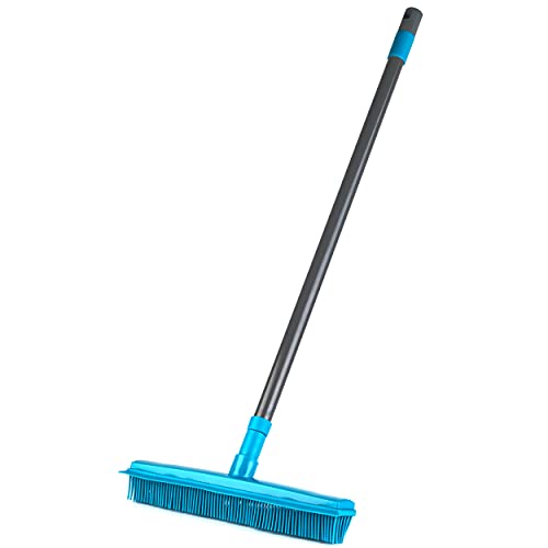Beldray La024350Tq Pet Plus+ Spazzola 2 In 1 Solleva E Ritieni, Con Testa In Gomma E Bordo Lavavetri, Scopa Silicone, Per Pavimenti Duri, Peli Di Anim