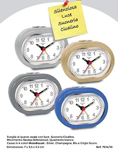 Virtime Sveglia Quarzo Sweep Ovale 7514/10