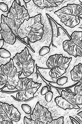 Sizzix D Texture Fades Goffratura Folder Acorns Di Tim Holtz | 665772 | Capitolo 3 2022, Multicolor, One Size