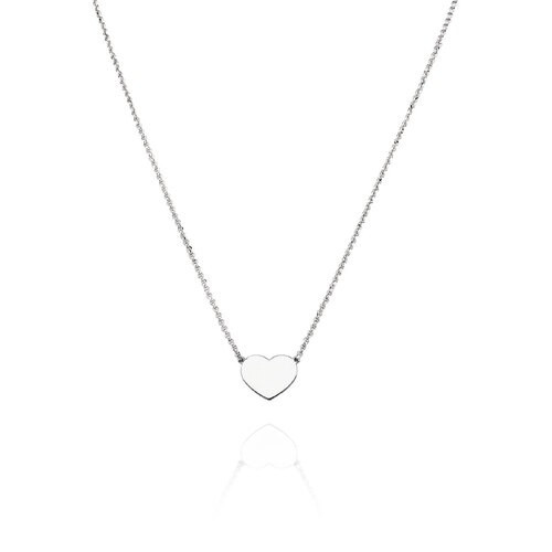 Collana Amen con cuore argento