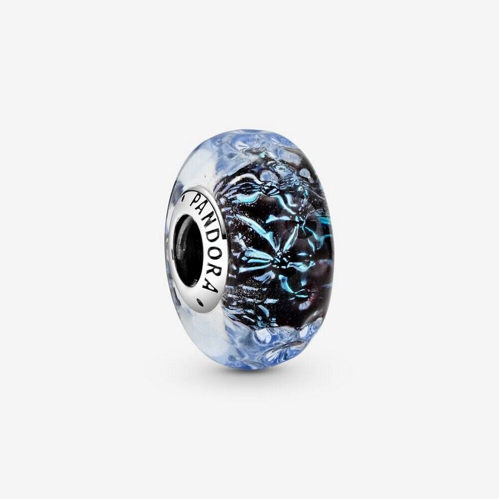 Charm Vetro di Murano Oceano Blu donna Pandora 798939C00 Argento 925 Vetro Muran