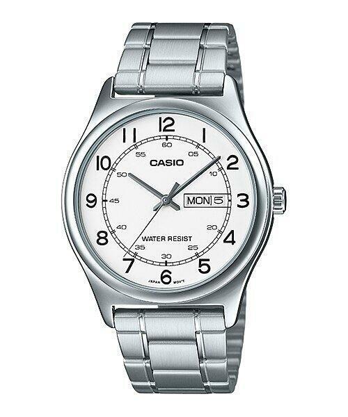 CASIO MTP-V006D-7B2UDF OROLOGIO UOMO ACCIAIO GIORNO DATA 38mm SOTTOCOSTO