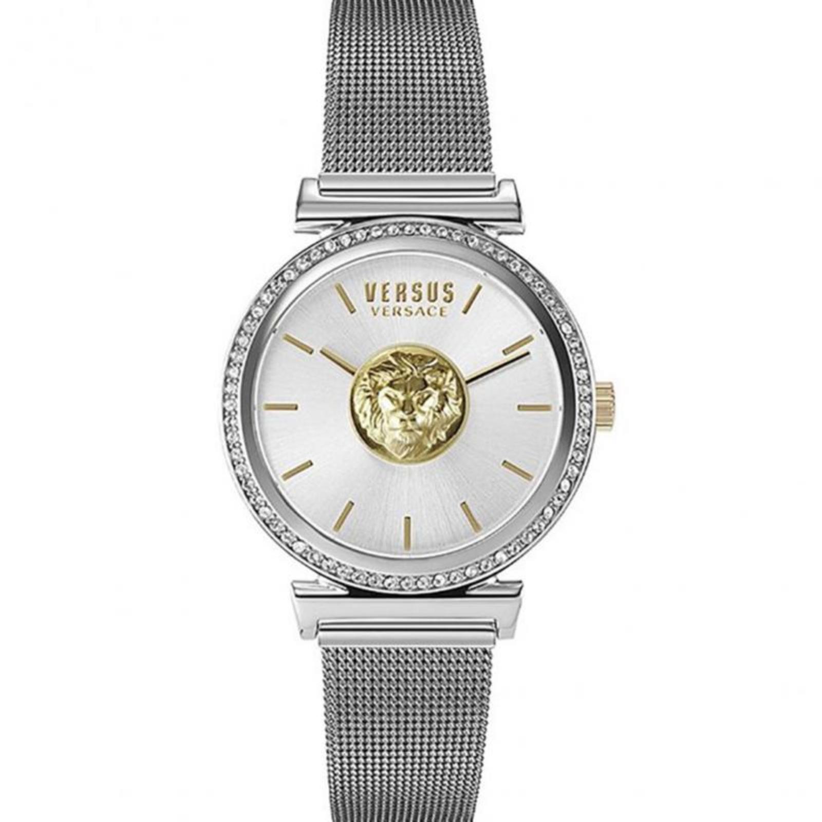 Orologio Solo Tempo Donna Versus VSPLD1021 Collezione Brick Lane Mesh Silver