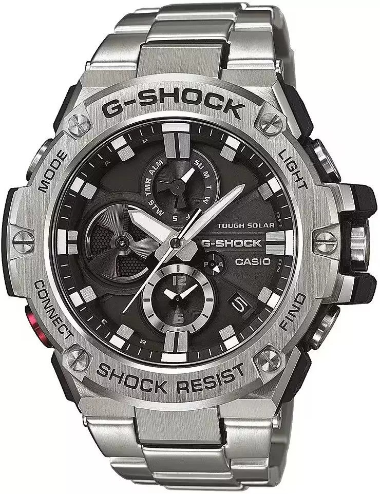 Orologio Bluetooth Casio G-SHOCK G-STEEL acciaio GST-B100D-1AER
