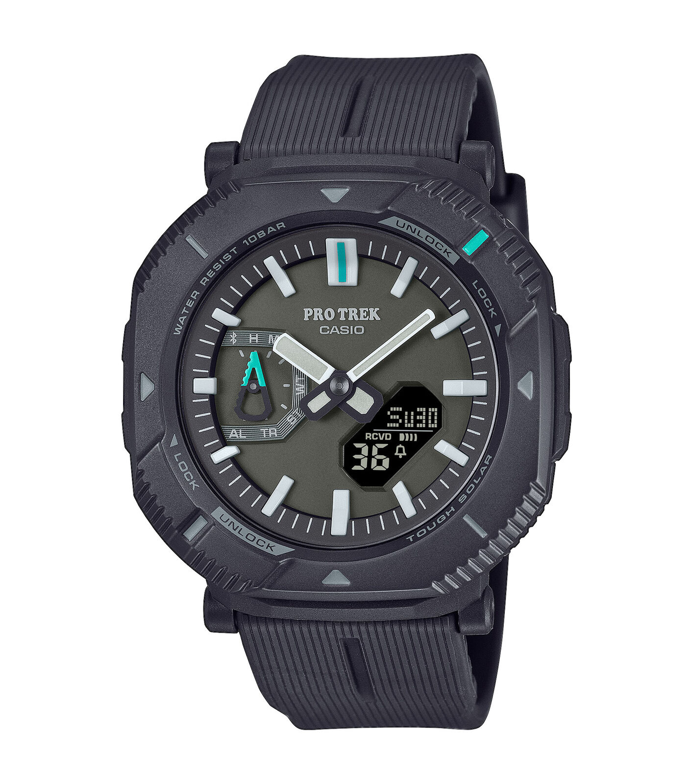 Orologio CASIO PRO TREK PRJ-B001-1ER Silicone Grigio Sub 100mt Bluetooth