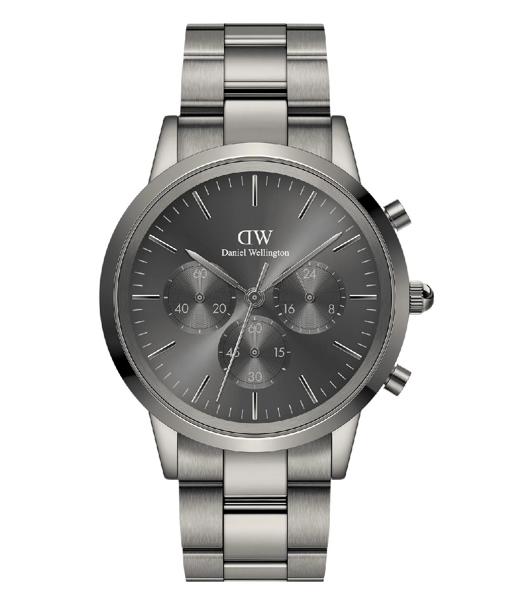 Orologio ICONIC CHRONOGRAPH LINK GRAPHITE GM Daniel Wellington Uomo