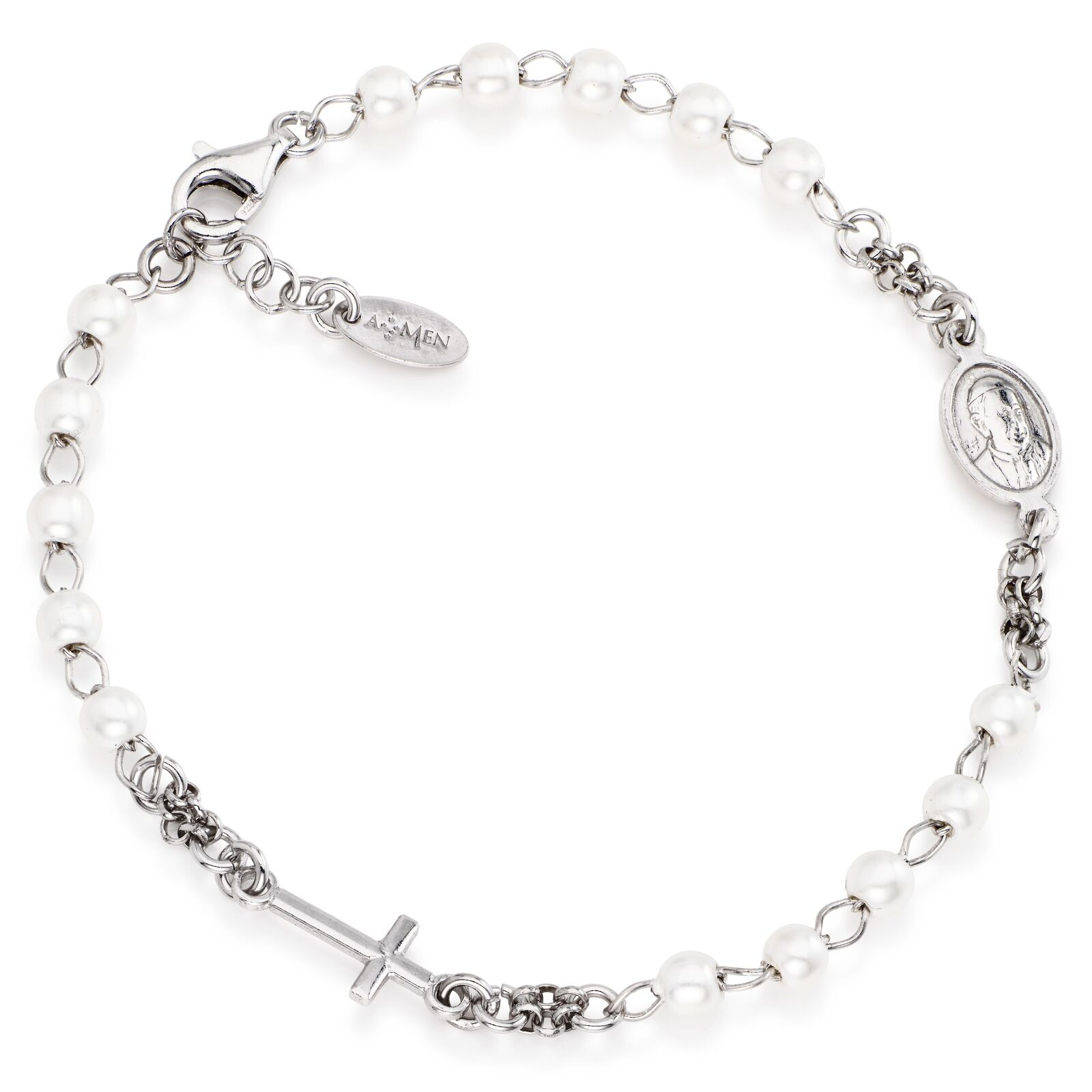 Bracciale Amen Rosario BROBB3 Argento 925