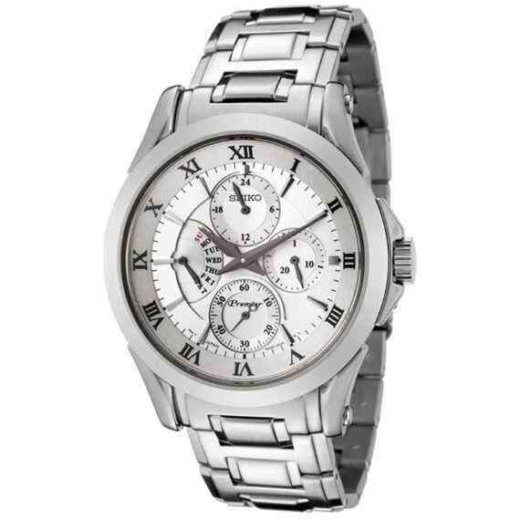Seiko Premier SRL019P1 Orologio Multifunzione Vetro Zaffiro