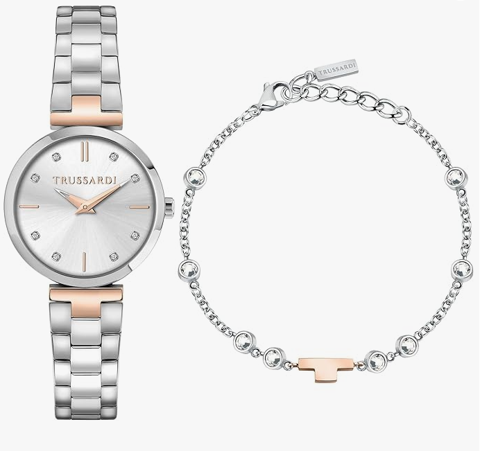 Orologio Trussardi Donna Acciaio Solo Tempo Argento e Bracciale _R2453164508