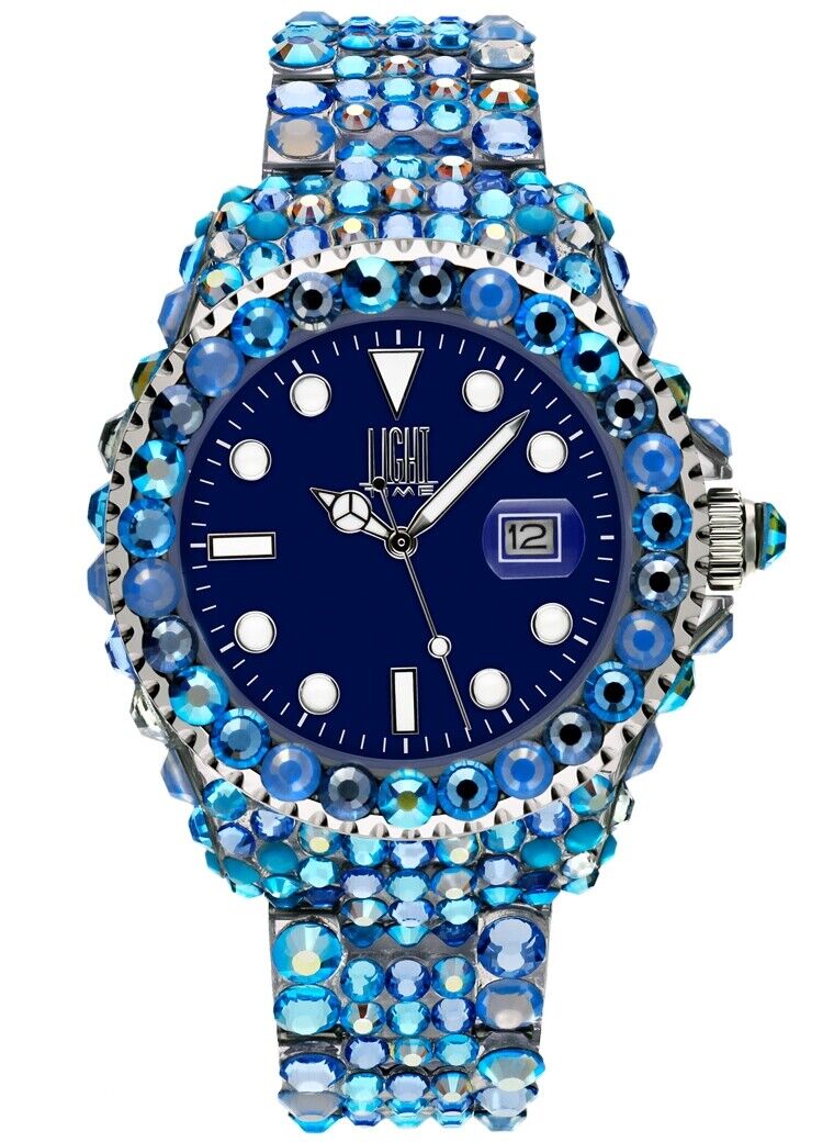 LIGHT TIME Mod. MEDITERRANEO - Full Strass / Blue 13853753