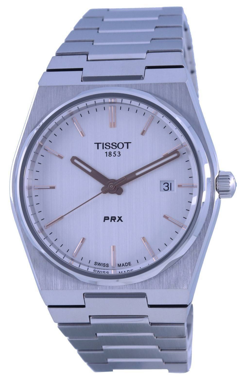 Tissot T-Classico PRX Swiss Made Quarzo T137.410.11.031.00 100M Orologio da Uomo