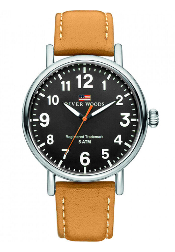 NUOVA Orologio River Woods Uomini Marrone Sacramento RW420020