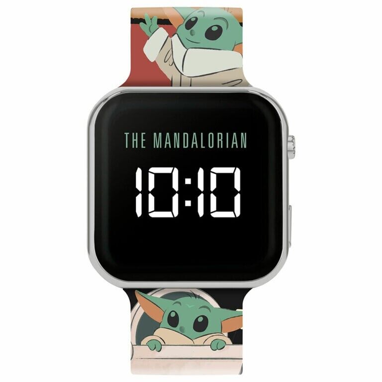 Star Wars: The Mandalorian Mando Junior LED Watch, Compleanno, Licenza Ufficiale