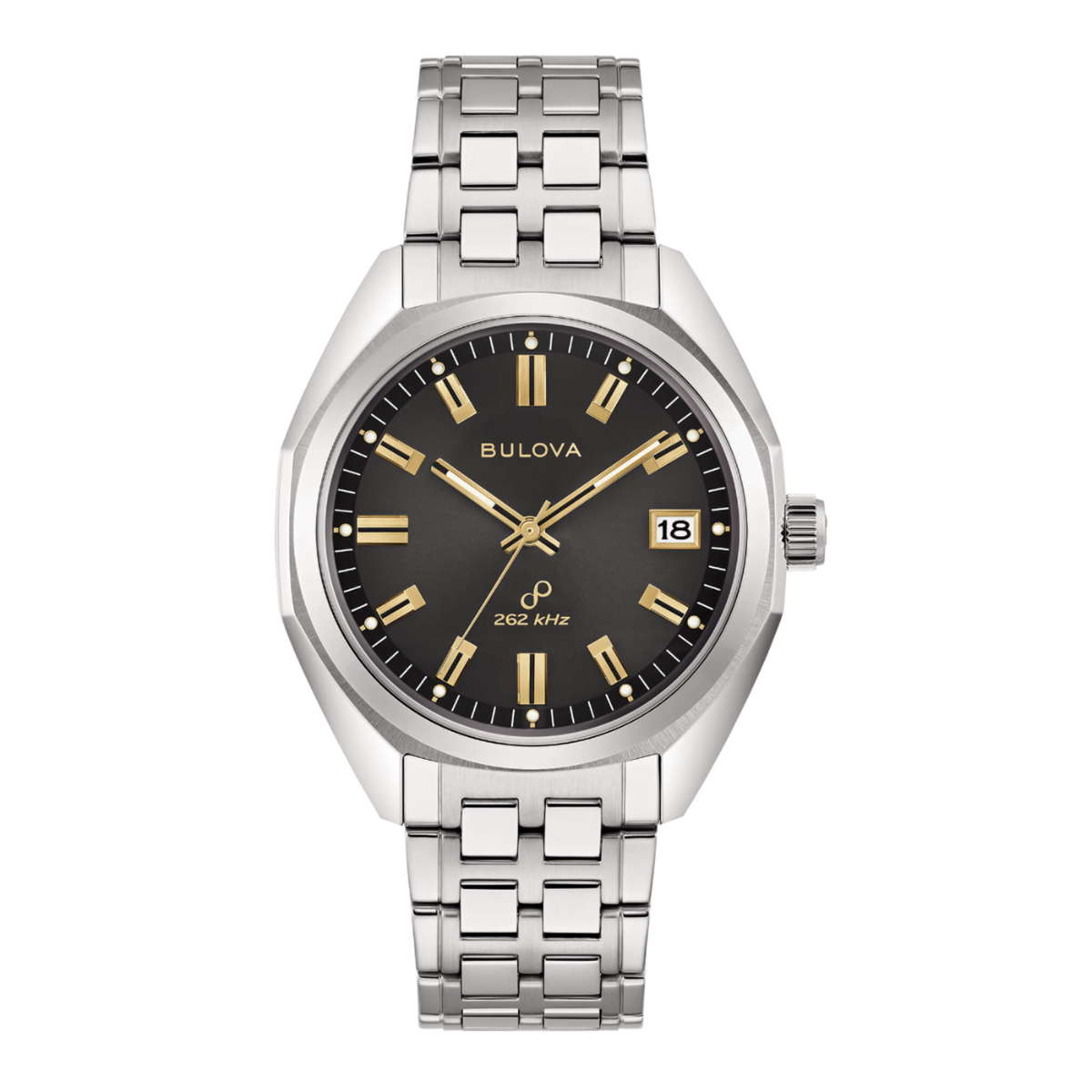 Bulova Orologio Jet Star Quarzo High precision 262 kHz Antracite 96B415