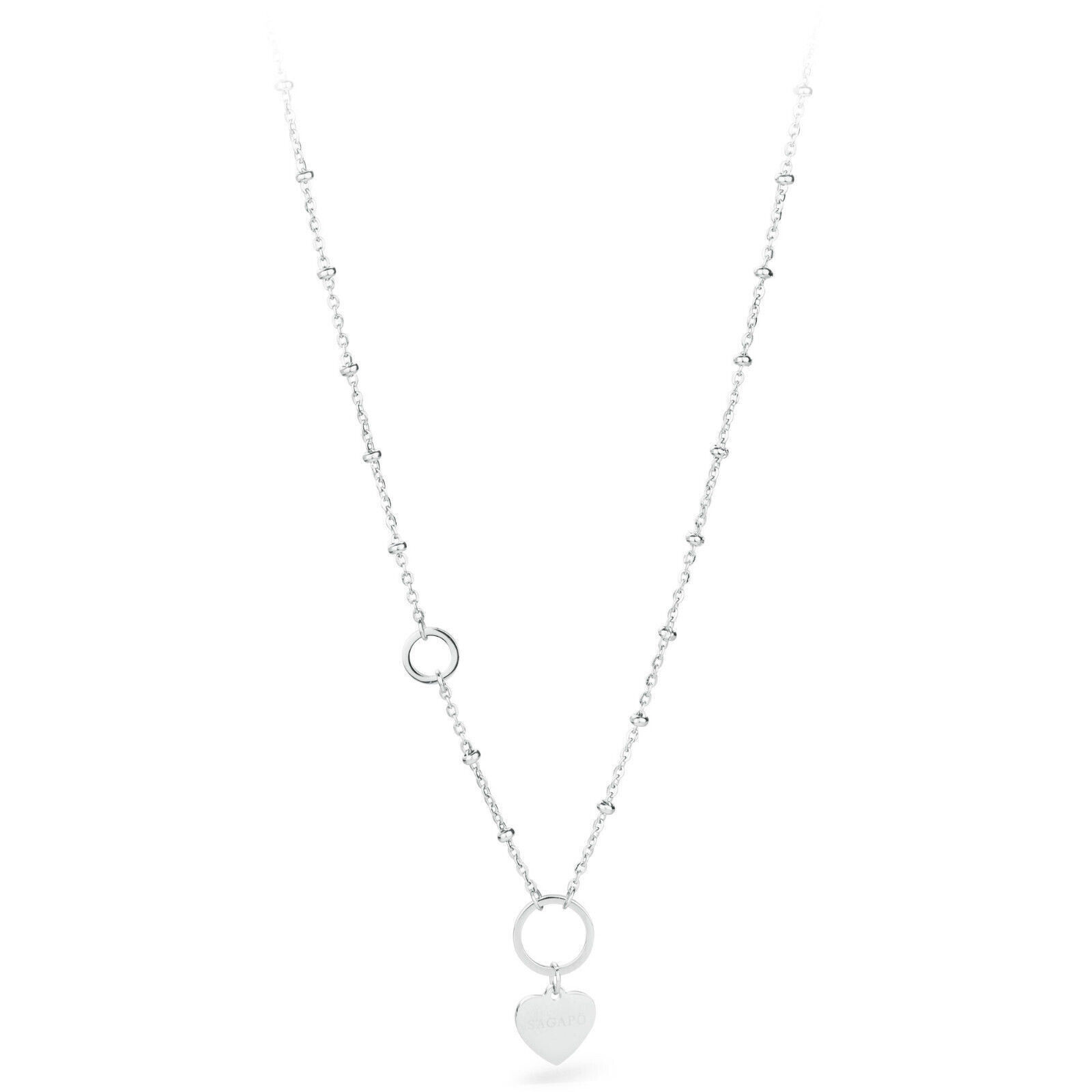 SAGAPO COLLANA LUNGA In Acciaio SAGAPO' SHAC6 S'agapo