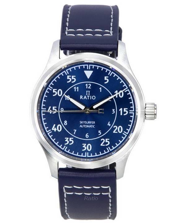 RATIO Skysurfer Pilot Quadrante Sunray Blu Automatico RTS318 200M Orologio  Uomo