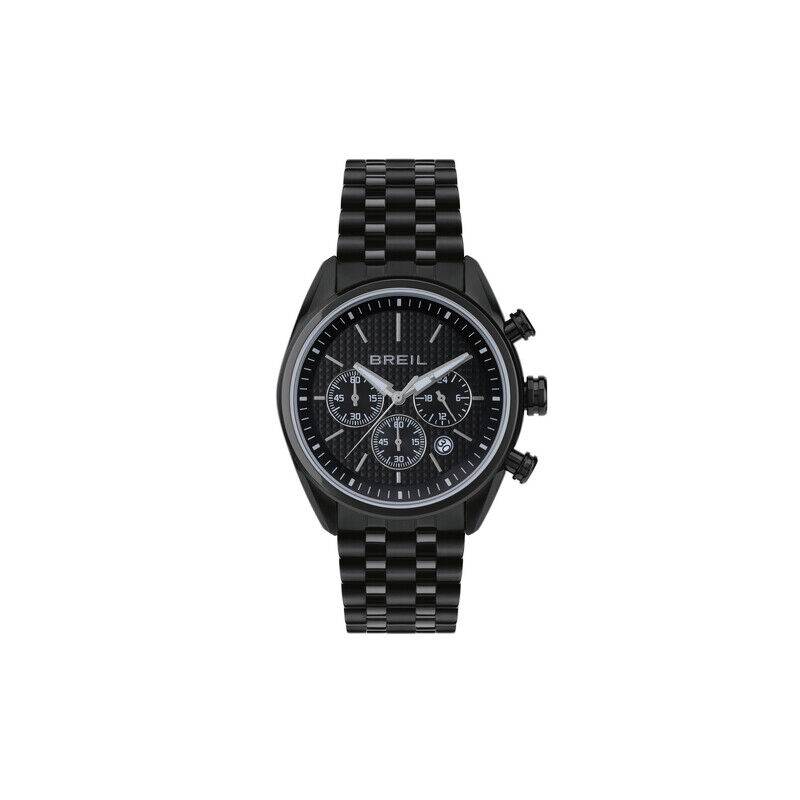 Orologio uomo cronografo Breil Line Up nero TW1987 acciaio